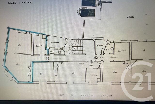 Appartement F2 à vendre - 2 pièces - 23.7 m2 - PARIS - 75010 - ILE-DE-FRANCE - Century 21 Parmentier - Saint Maur