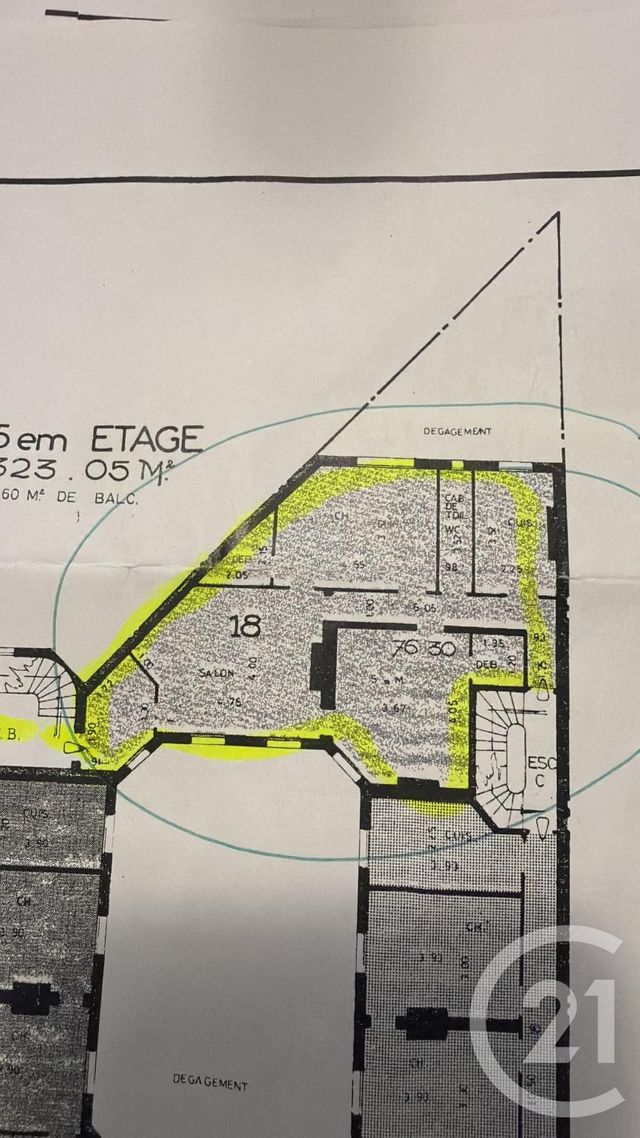 Appartement F3 à vendre - 3 pièces - 67.66 m2 - PARIS - 75010 - ILE-DE-FRANCE - Century 21 Parmentier - Saint Maur