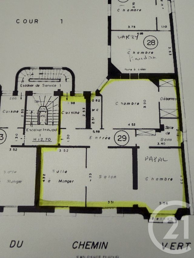 Appartement F4 à vendre - 4 pièces - 86.41 m2 - PARIS - 75011 - ILE-DE-FRANCE - Century 21 Parmentier - Saint Maur