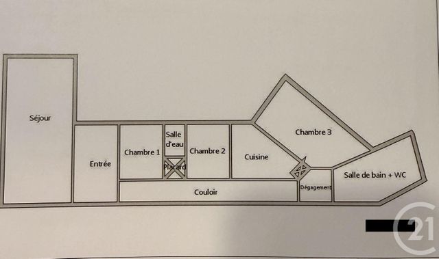 Appartement F5 à vendre - 5 pièces - 111.09 m2 - PARIS - 75011 - ILE-DE-FRANCE - Century 21 Parmentier - Saint Maur